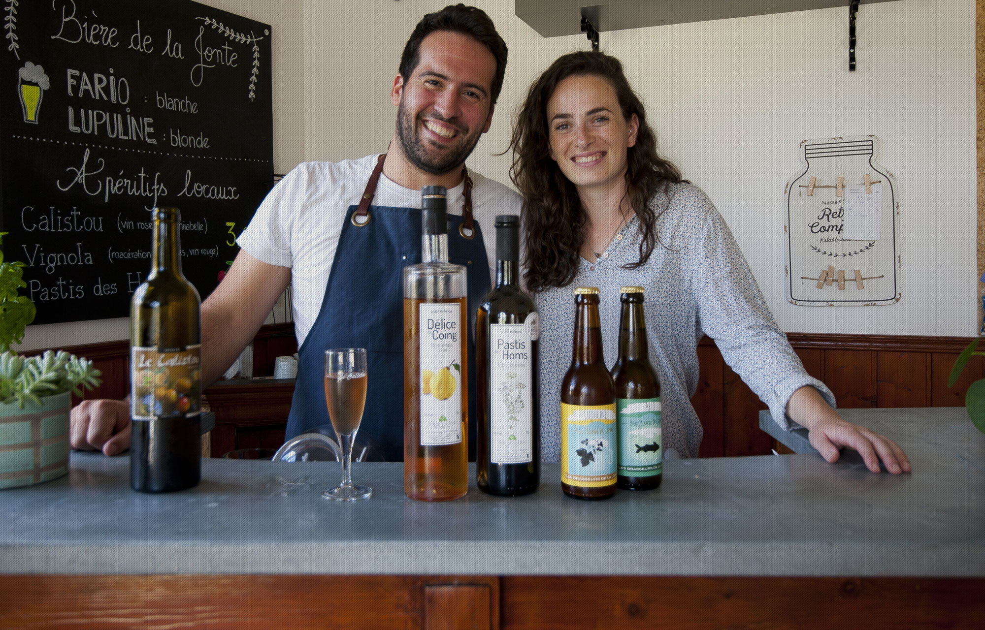 Gîte Évolutions Bieres de la jonte et apéritifs locaux artisanaux